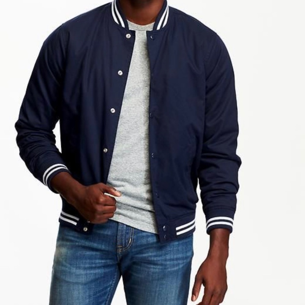 - - Old Navy Men’s Varsity/Baseball Jacket